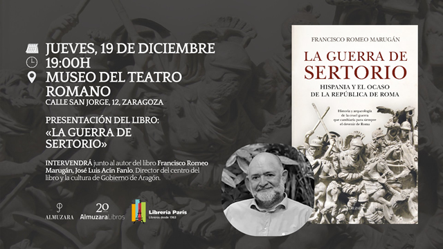 Francisco Romeo Marugán presenta el libro 'La guerra de Sertorio'